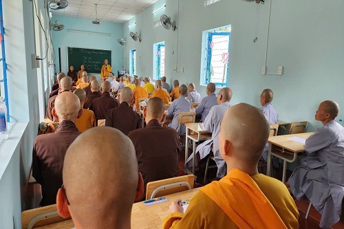 Khai Mạc Kỳ Thi Học Kỳ 1 Trung Cấp Phật Học Tại Tổ Đình Quan Âm Tu Viện Biên Hòa